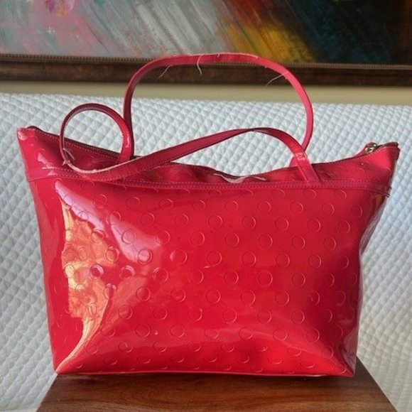 Kate Spade Sophie Red Patent leather tote shoulder bag - Picture 2 of 10